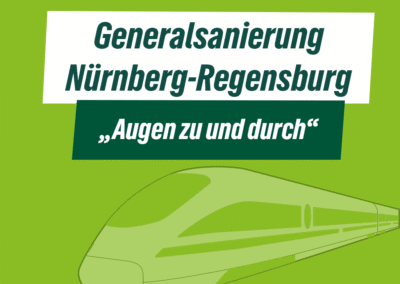 Generalsanierung der Bahnstrecke Nürnberg-Regensburg: „Augen zu und durch“