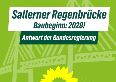 Bau der Sallerner Regenbrücke soll 2028 beginnen
