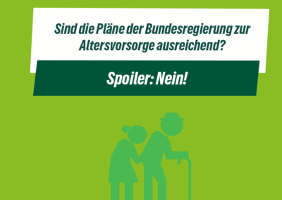 Pressemitteilung: Koalitionsbeschlüsse zur Altersvorsorge unzureichend