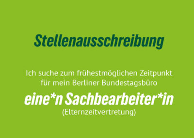 Stellenausschreibung