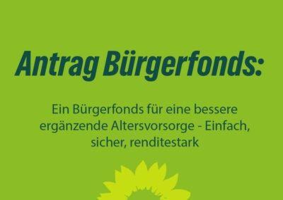 Bürgerfonds: Unser Vorschlag für die private Altersvorsorge