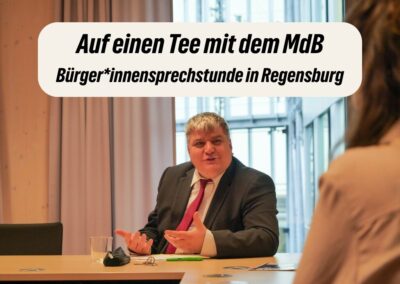 Auf einen Tee mit dem MdB
