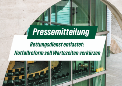 Rettungsdienst entlastet: Notfallreform soll Wartezeiten verkürzen